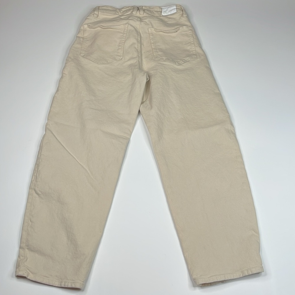 Paige Alexis High Rise Tapered Cargo Jeans in Blonde Sand Size 29 - Picture 9 of 12
